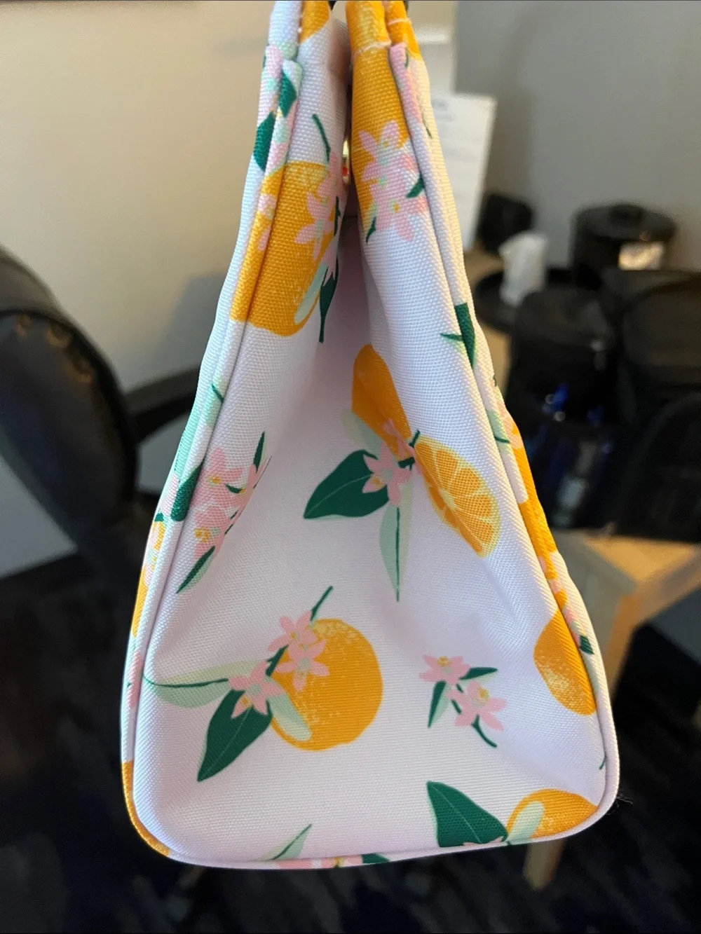 kate spade New York Citrus Print Tote Bag - White & Yellow